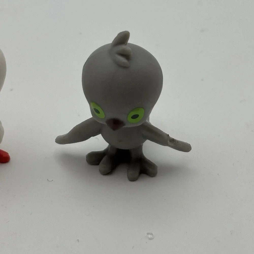 Twozies Lot Of 4 Cute Mini Collectible Animals Birds Raccoon‎  Giraffe